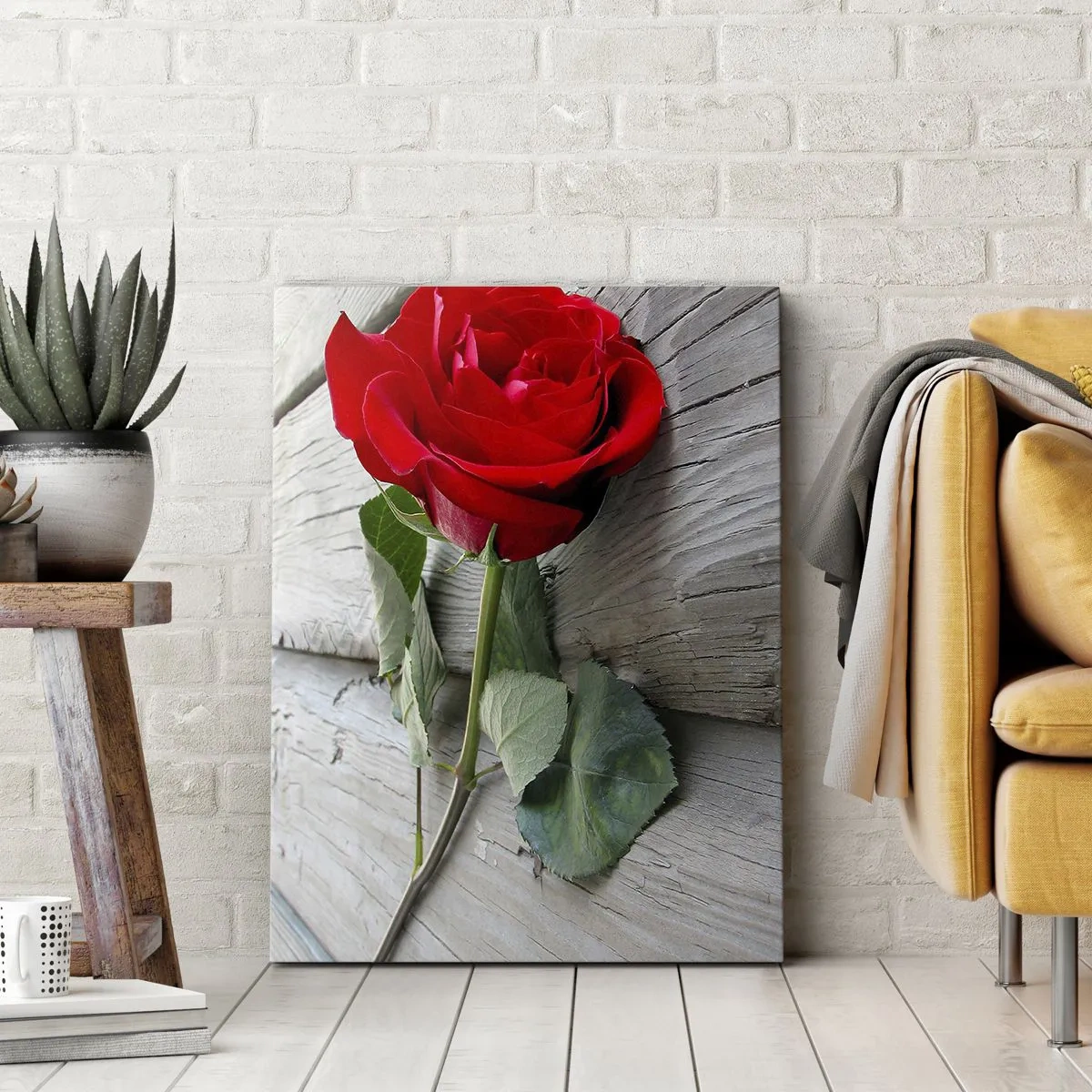 Impression sur toile - Image sur toile - Étude écarlate - 45x80 cm