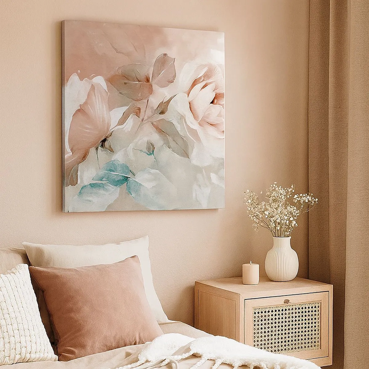 Impression sur toile - Image sur toile - L'esprit du romantisme - 30x30 cm