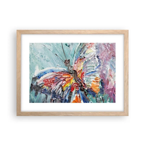 Affiche dans un chêne clair - Poster - Peint par nature - 40x30 cm