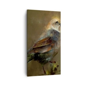 Impression sur toile - Image sur toile - Un moineau, un petit oiseau - 45x80 cm
