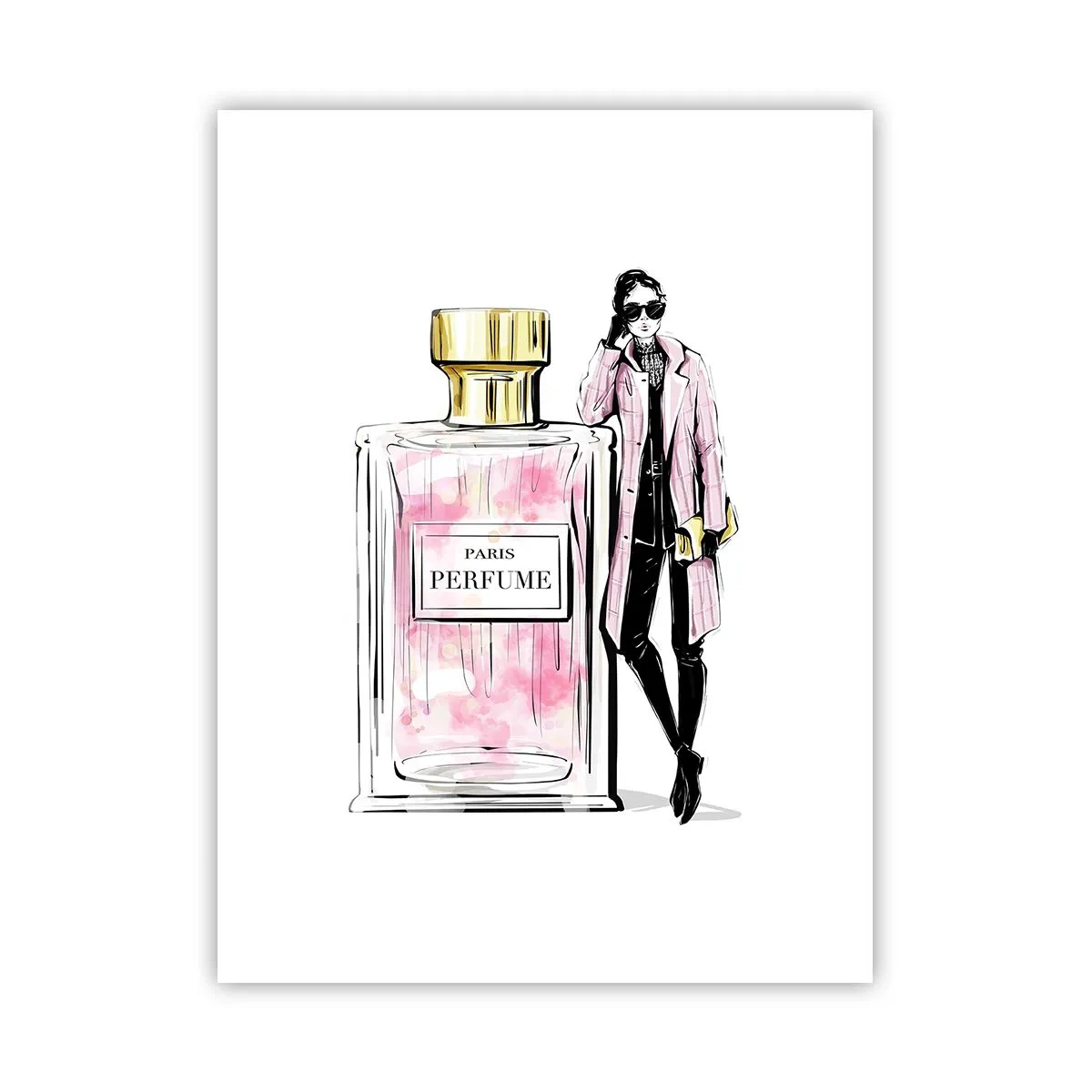 Affiche - Poster - La sensualité parisienne - 30x40 cm