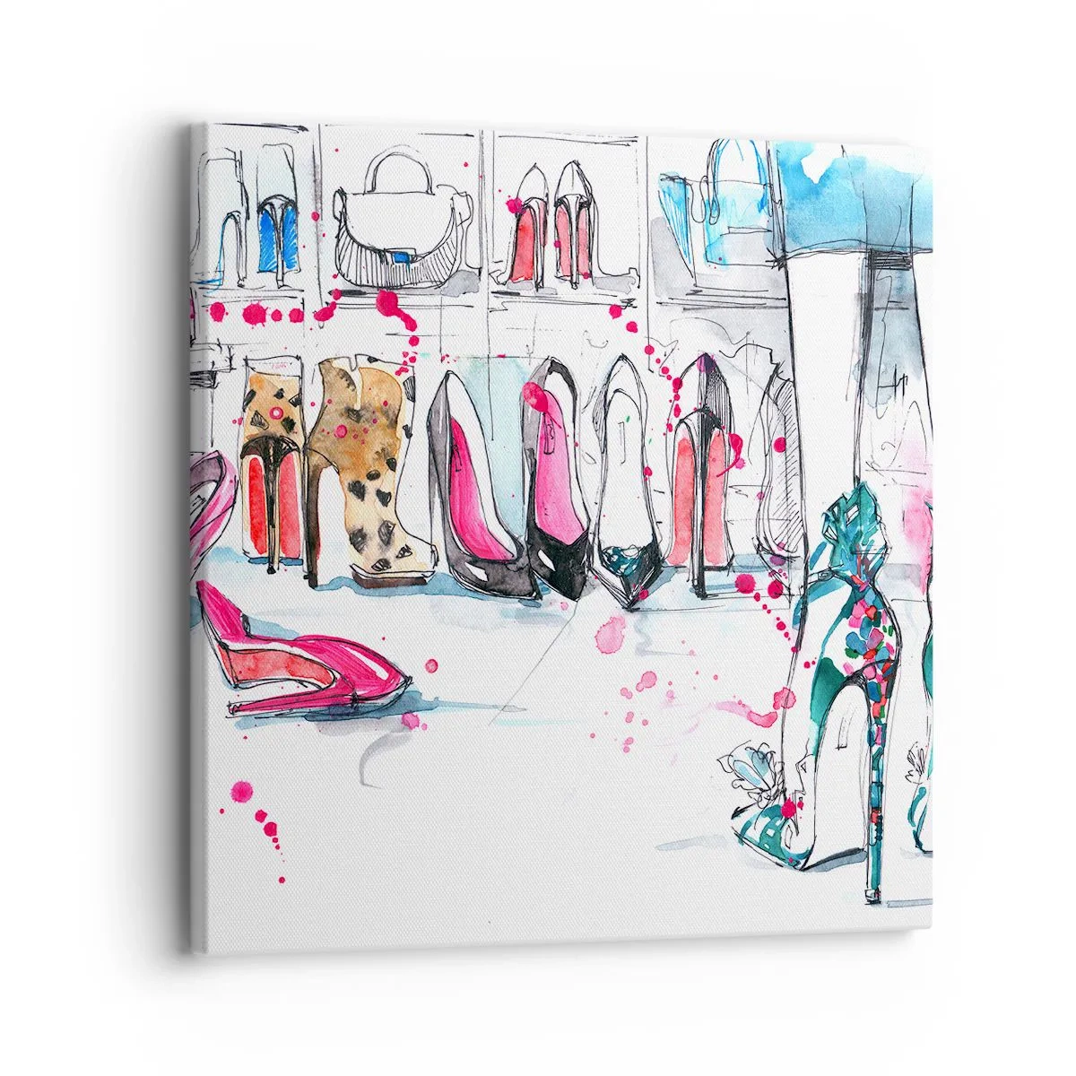 Impression sur toile - Image sur toile - Sésame, ouvre-toi - 30x30 cm