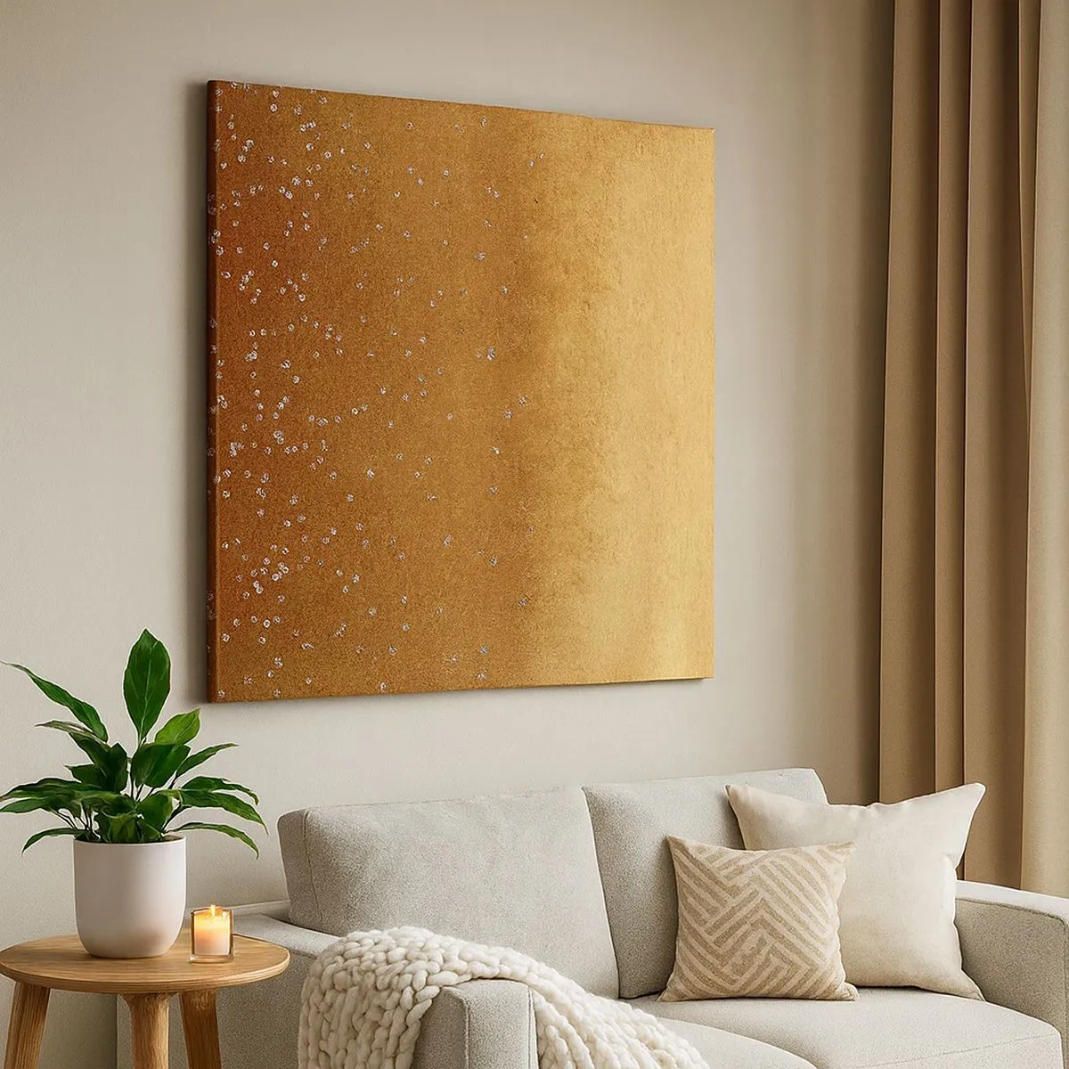 Impression sur toile - Image sur toile - Origine du monde - 30x30 cm