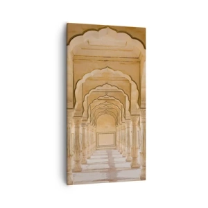 Impression sur toile - Image sur toile - Dans le palais du maharaja - 55x100 cm