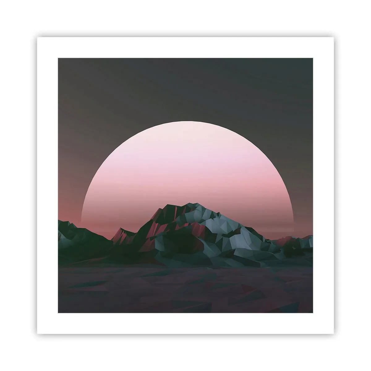 Affiche - Poster - Dans une galaxie voisine - 50x50 cm