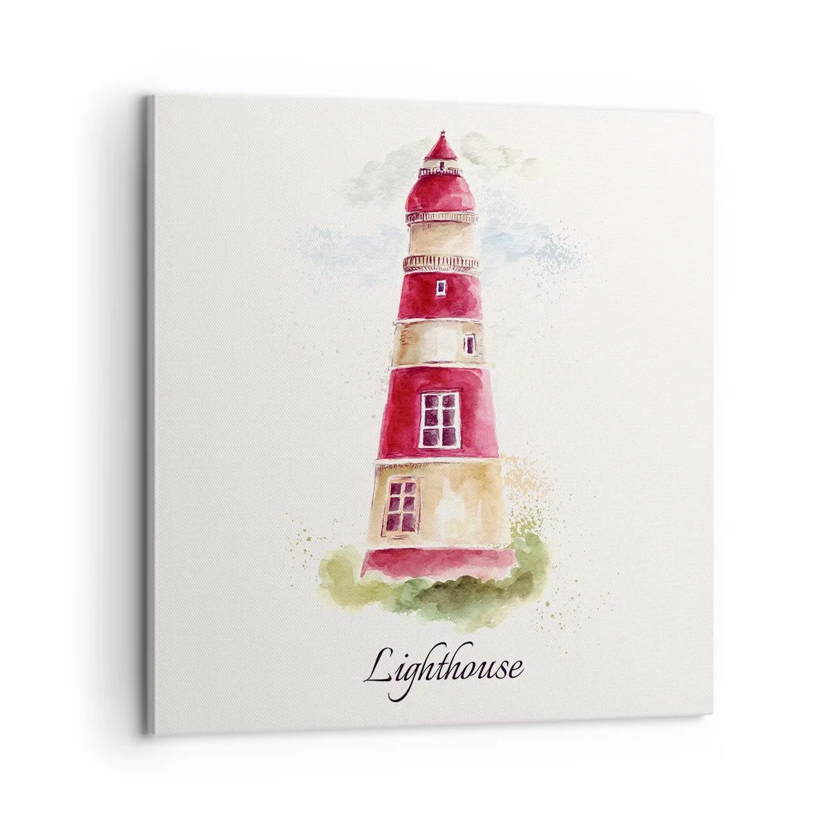 Impression sur toile - Image sur toile - Il y a toujours beau temps autour - 60x60 cm