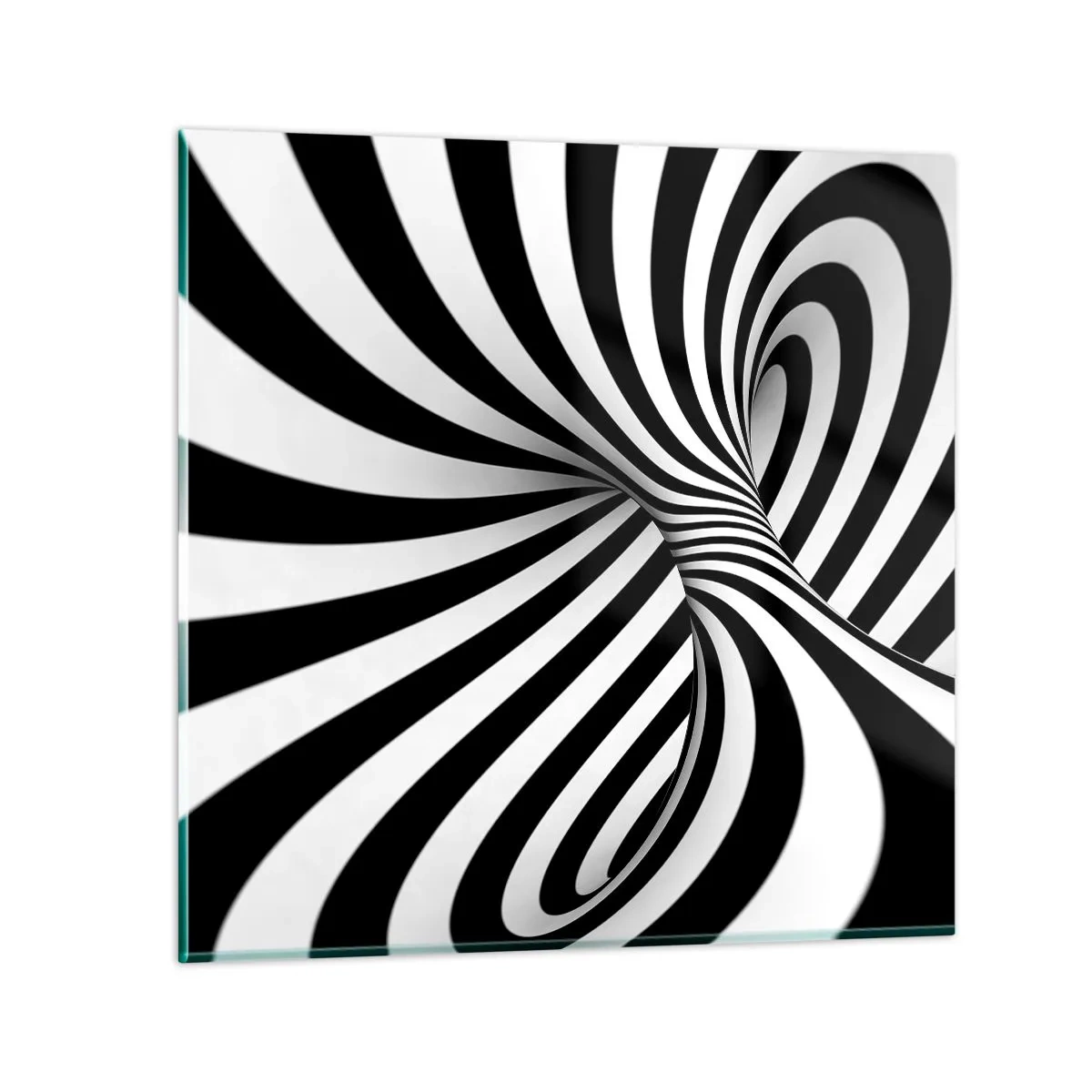 Impression sur verre - Image sur verre - Composition : espace de danse - 40x40 cm