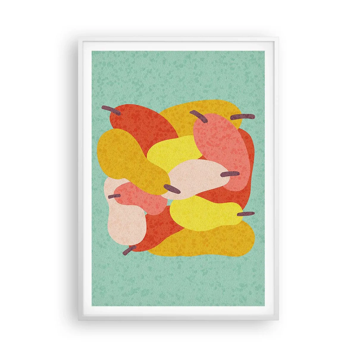 Affiche dans un cadre blanc - Poster - Essayez le soleil d'été - 70x100 cm