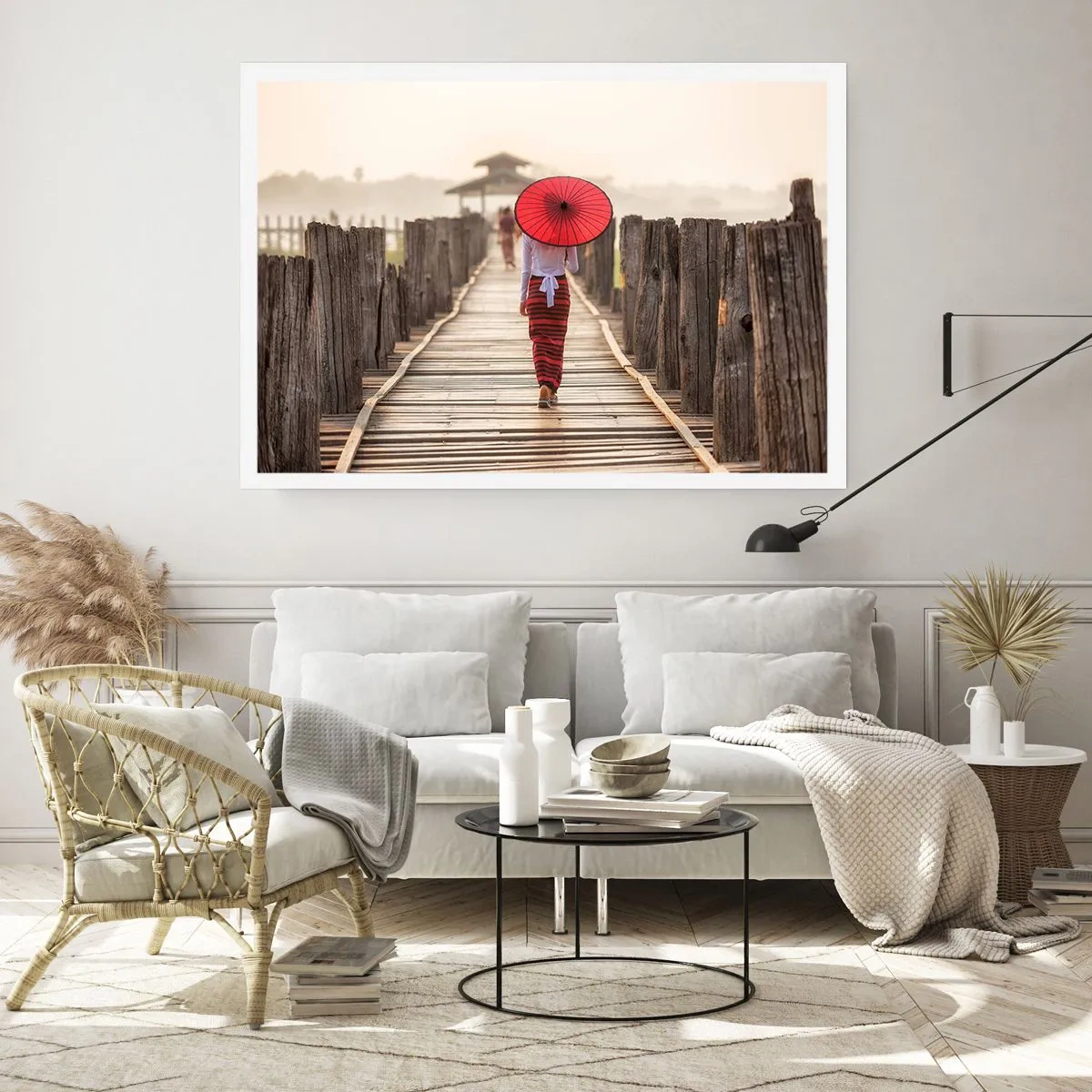 Affiche - Poster - Sur le vieux pont - 70x50 cm