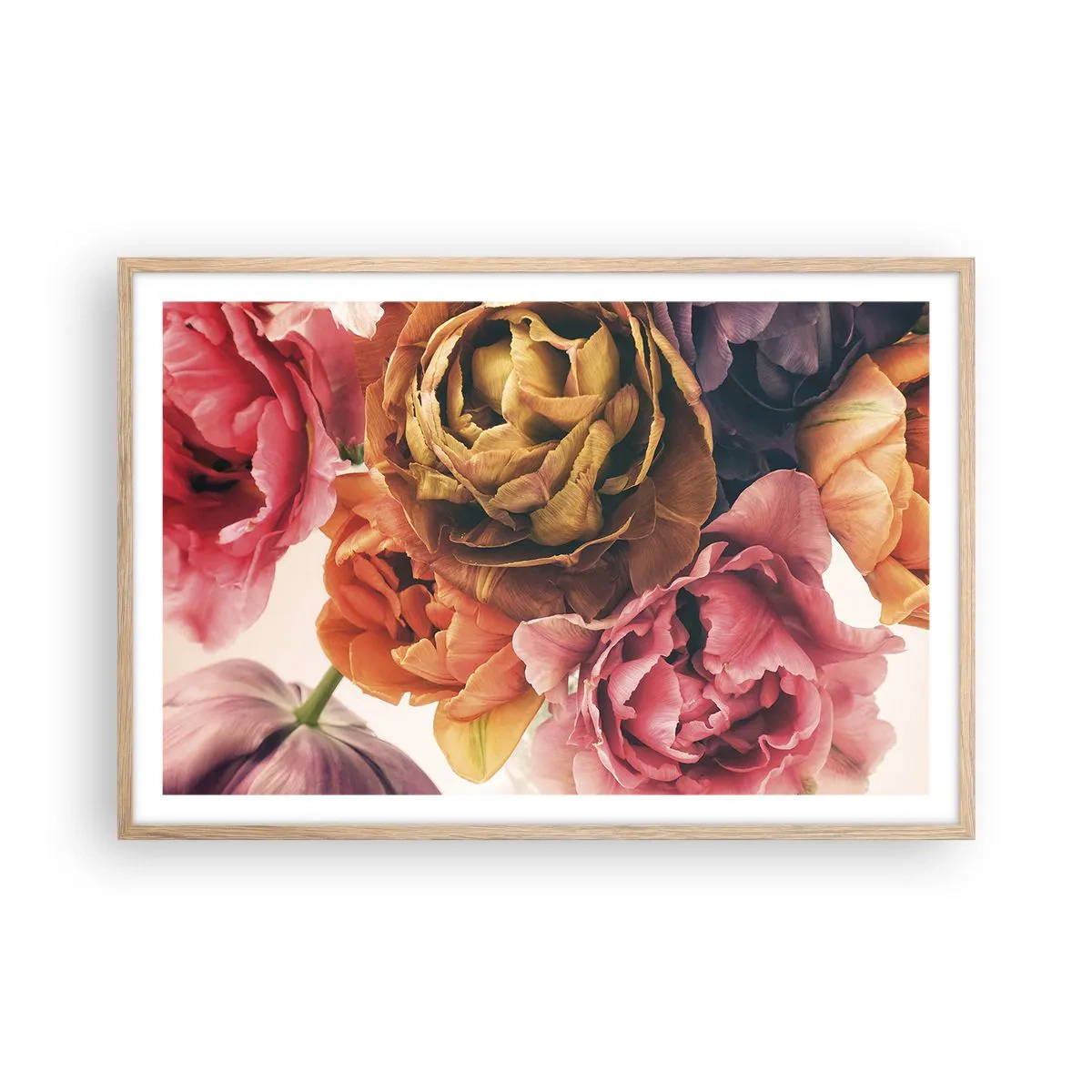 Affiche dans un chêne clair - Poster - La fête de la vie - 91x61 cm