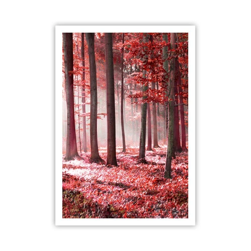 Affiche - Poster - Le rouge est tout aussi beau - 70x100 cm