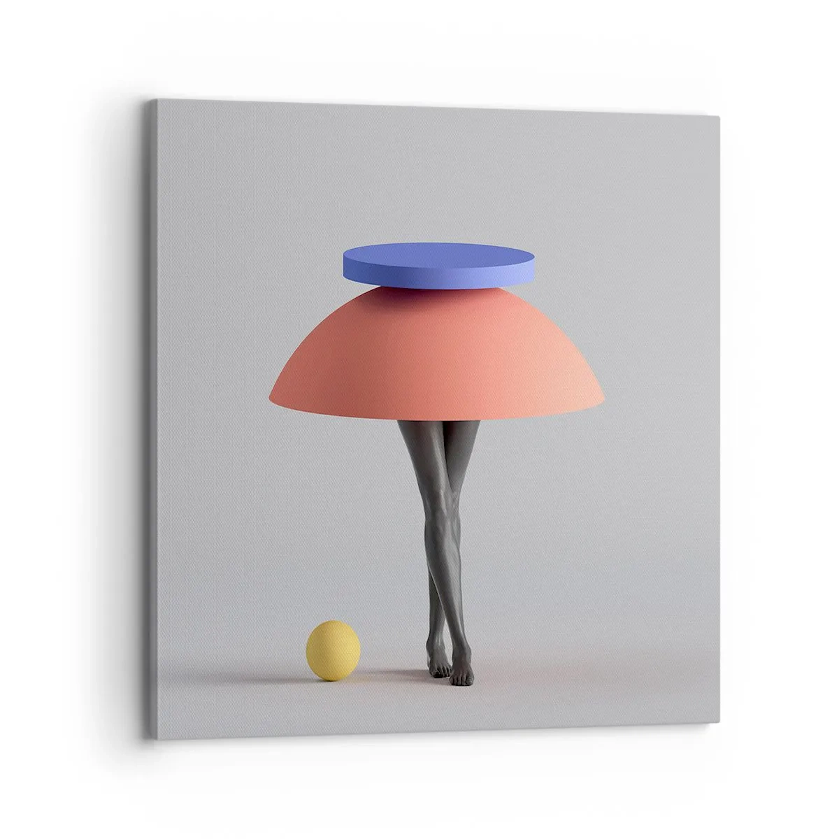 Impression sur toile - Image sur toile - Composition surréaliste - 70x70 cm