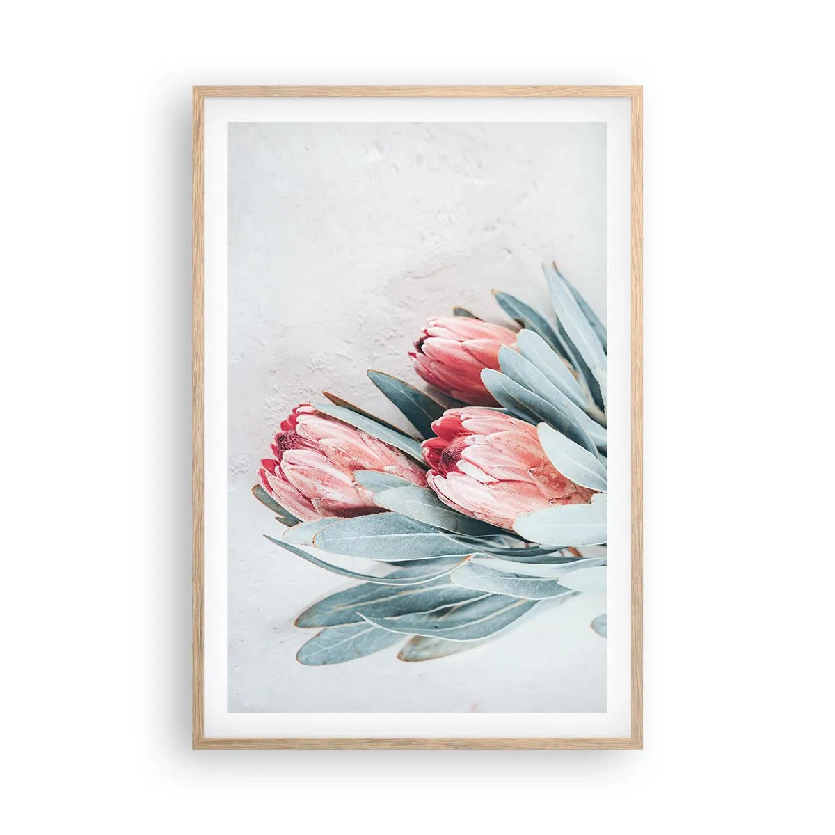 Affiche dans un chêne clair - Poster - Honte de leur propre beauté - 61x91 cm