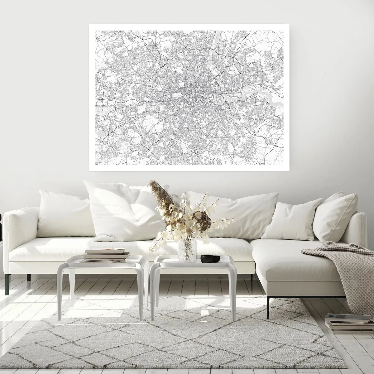 Affiche - Poster - Carte du labyrinthe londonien - 70x50 cm