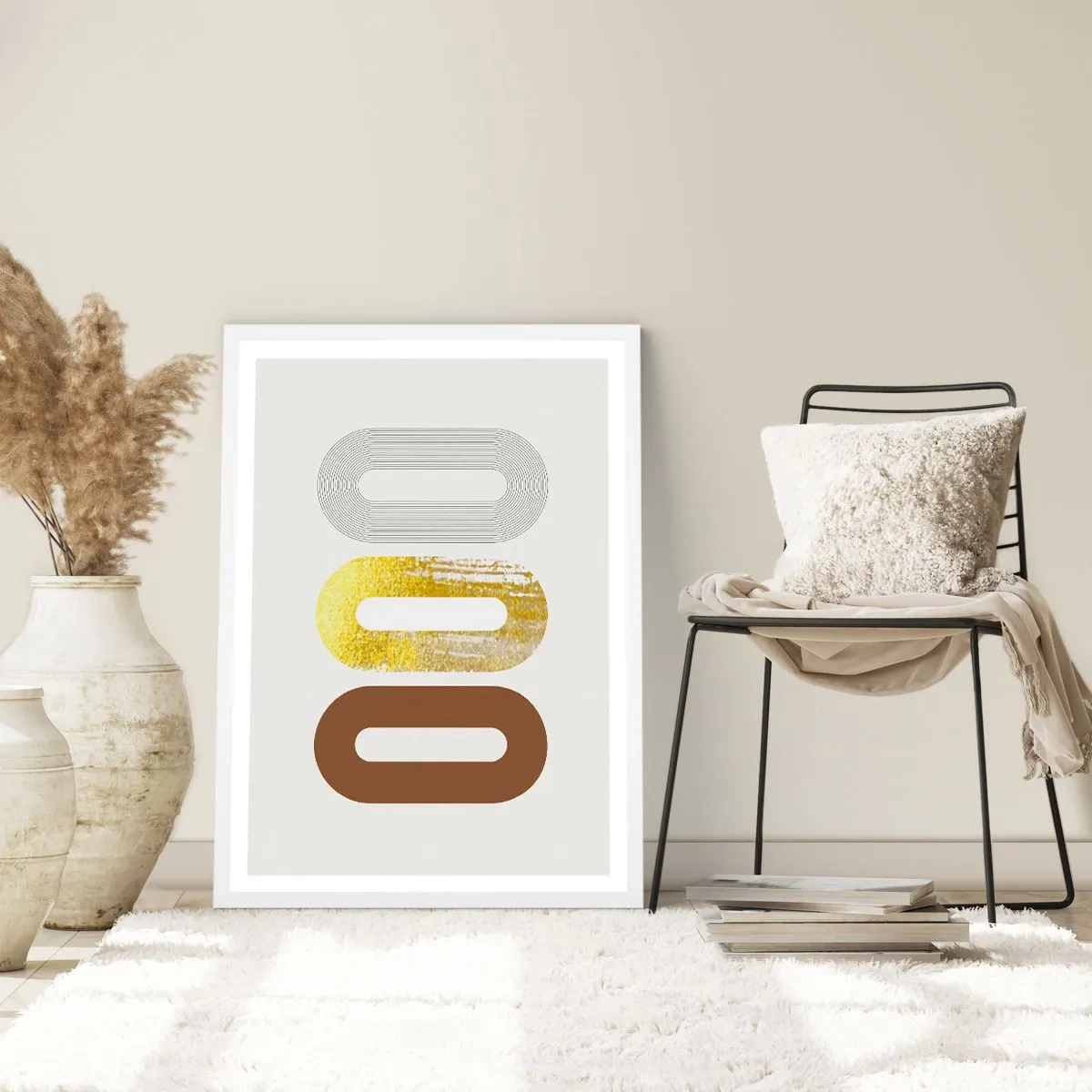 Affiche dans un cadre blanc - Poster - Ooo! - 70x100 cm