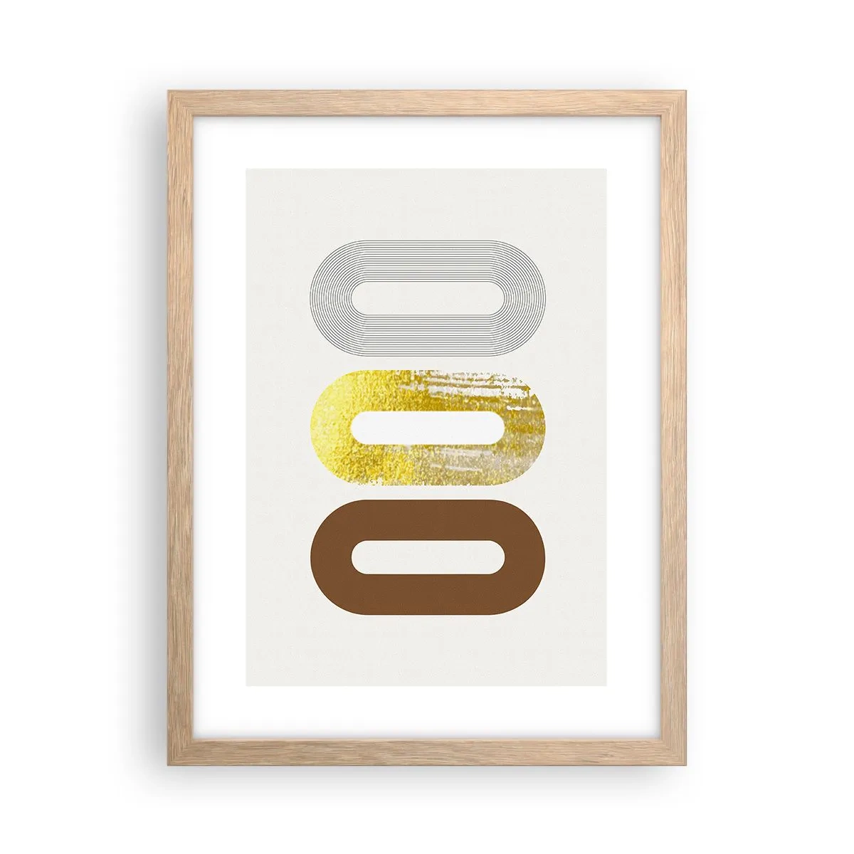 Affiche dans un chêne clair - Poster - Ooo! - 30x40 cm