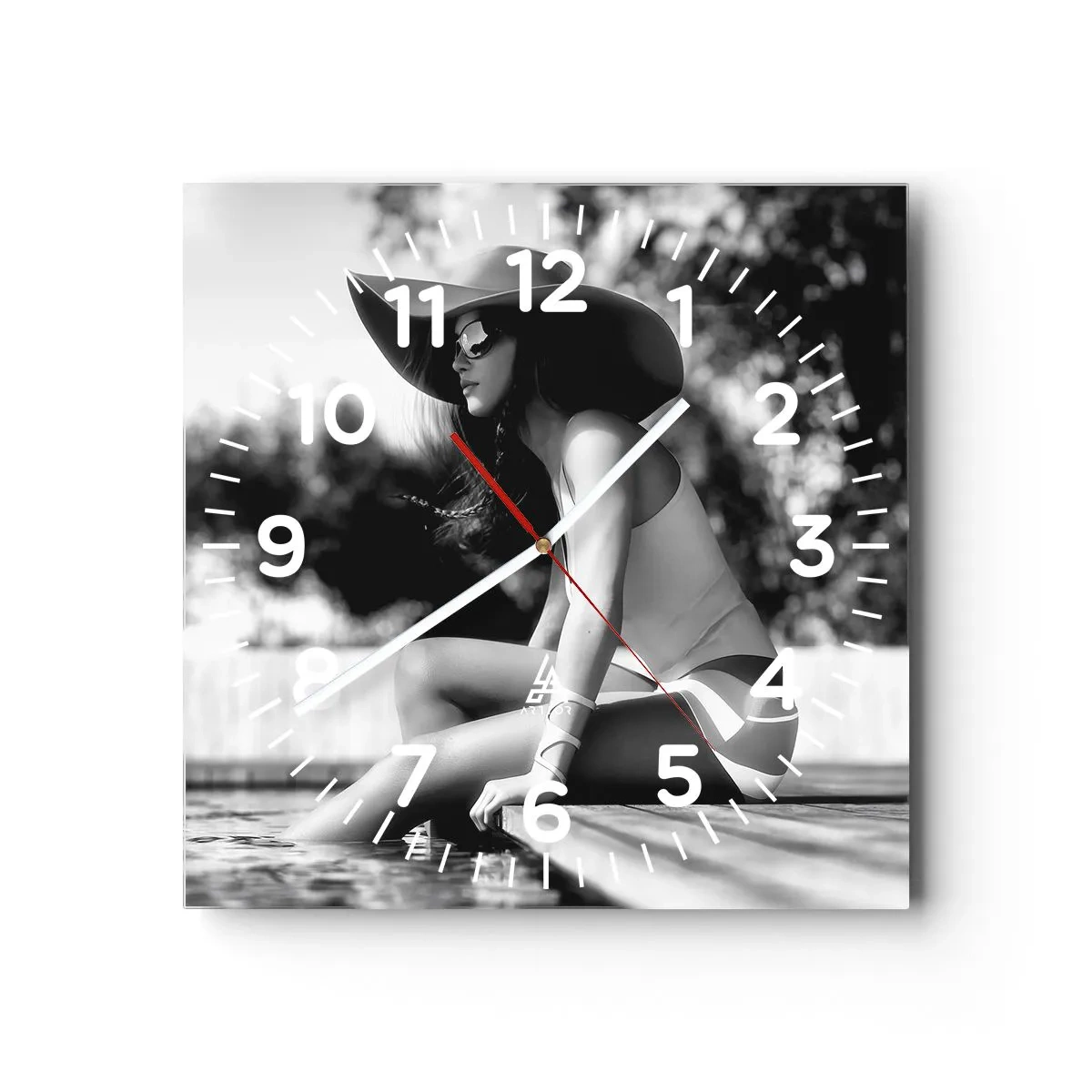 Horloge murale - Pendule murale - Rêve d'été - 40x40 cm