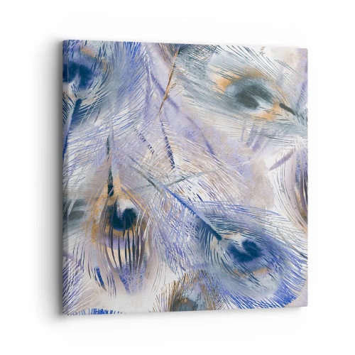 Impression sur toile - Image sur toile - Composition de paon - 30x30 cm