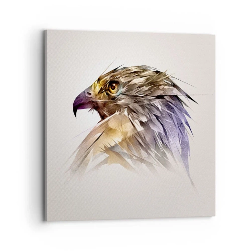 Impression sur toile - Image sur toile - Portrait d'un guerrier - 70x70 cm