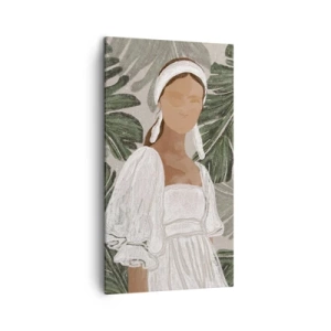 Impression sur toile - Image sur toile - Portrait exotique - 45x80 cm