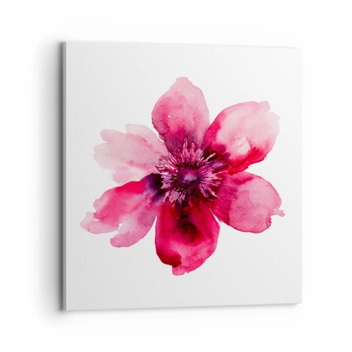 Impression sur toile - Image sur toile - Un baiser parfumé au carmin - 70x70 cm