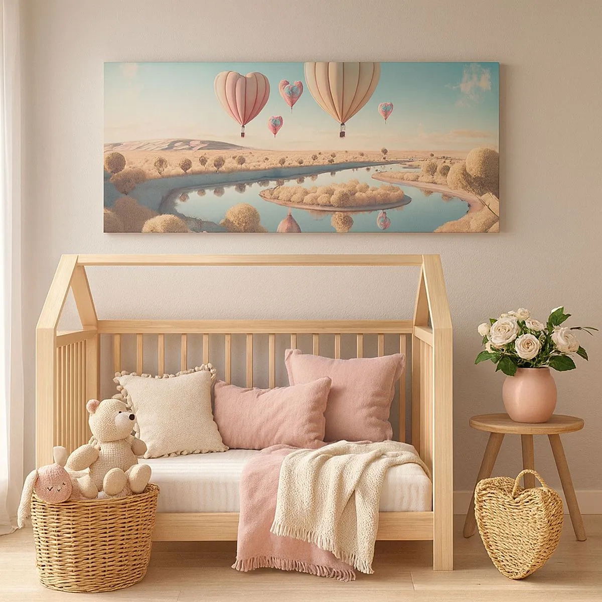 Impression sur toile - Image sur toile - L'amour te permet de t'élever - 100x40 cm