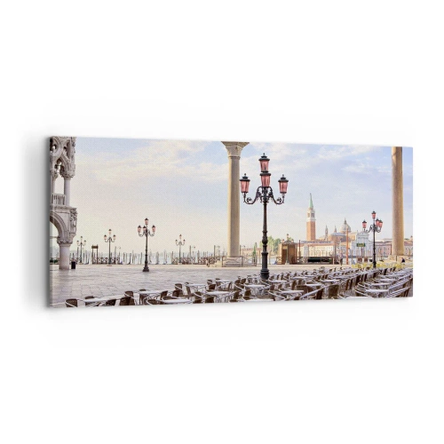 Impression sur toile - Image sur toile - Nous vous invitons, tout est prêt - 100x40 cm
