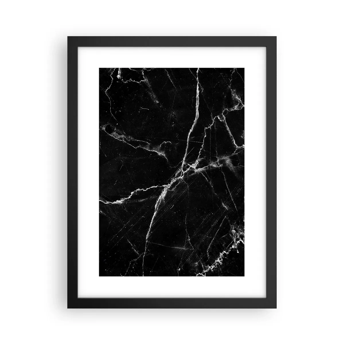 Affiche dans un cadre noir - Poster - La vie secrète de la pierre - 30x40 cm