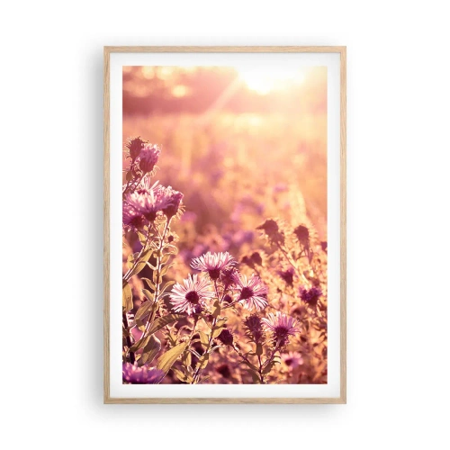 Affiche dans un chêne clair - Poster - Avant que l'été ne parte - 61x91 cm