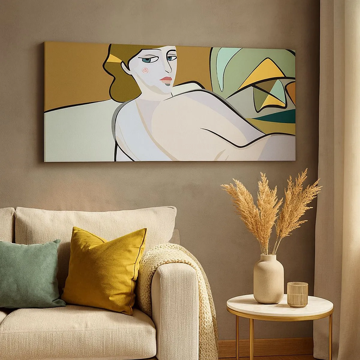 Impression sur toile - Image sur toile - Portrait intime - 100x40 cm