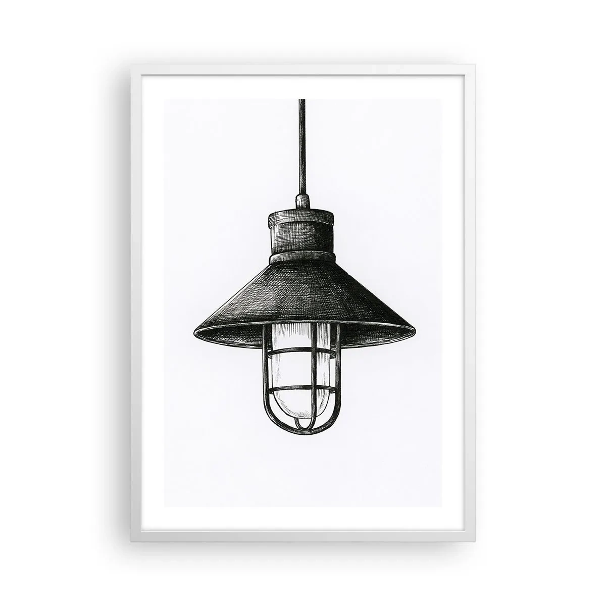 Affiche dans un cadre blanc - Poster - Comme il y a des années… - 50x70 cm