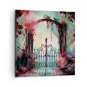 Impression sur toile - Image sur toile - Jardin secret - 60x60 cm