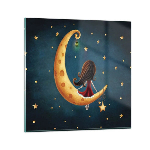 Impression sur verre - Image sur verre - Il était une fois... - 50x50 cm