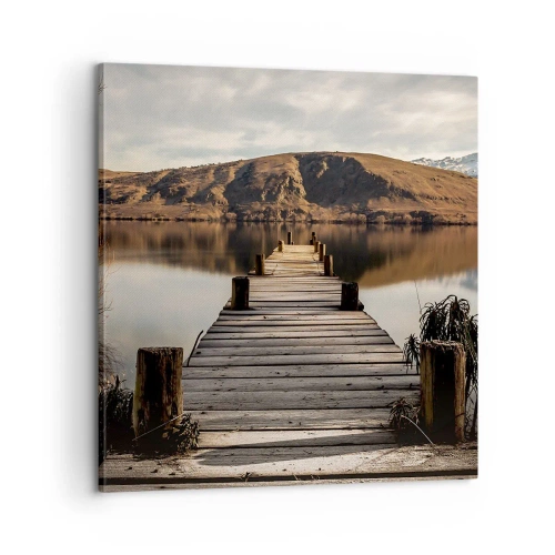 Impression sur toile - Image sur toile - Paysage silencieux - 60x60 cm