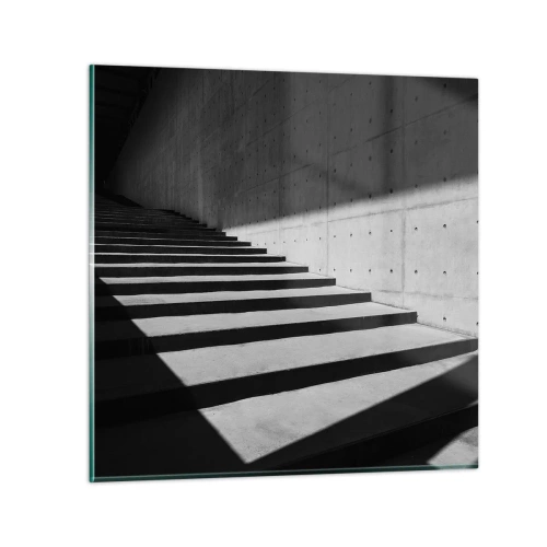 Impression sur verre - Image sur verre - La beauté brute du modernisme - 60x60 cm