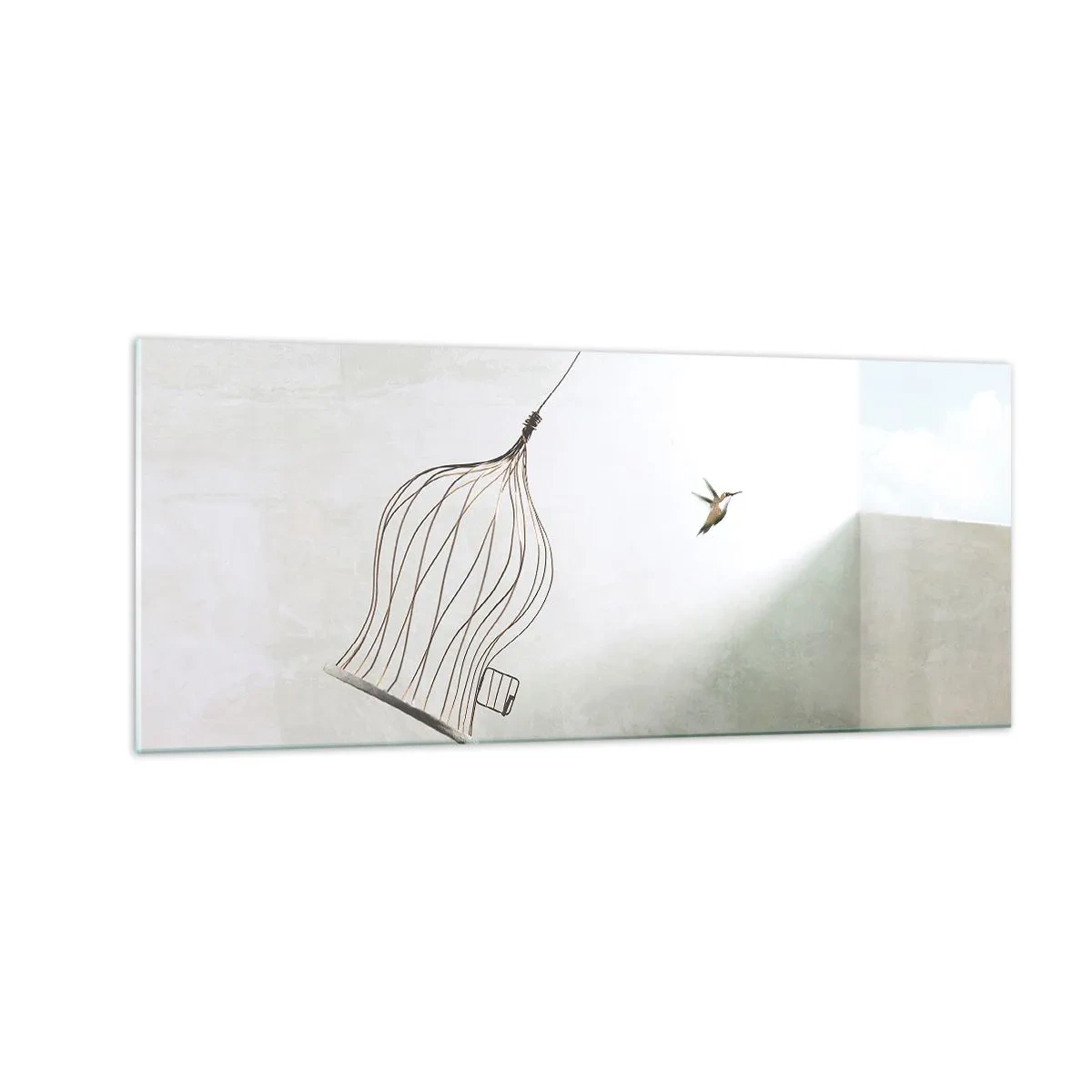 Impression sur verre - Image sur verre - Dans son élément - 100x40 cm