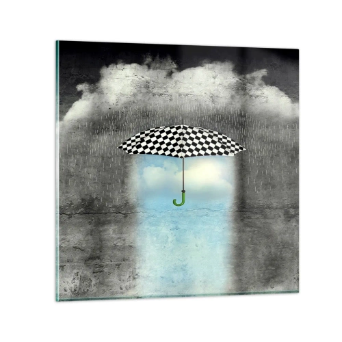 Impression sur verre - Image sur verre - Et pourtant c'est possible - 70x70 cm