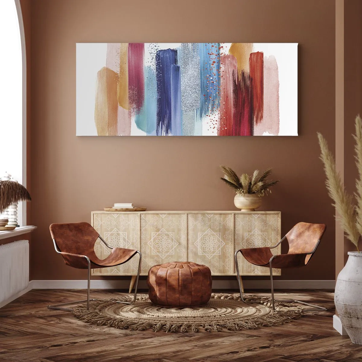 Impression sur toile - Image sur toile - En haut et en bas - 100x40 cm