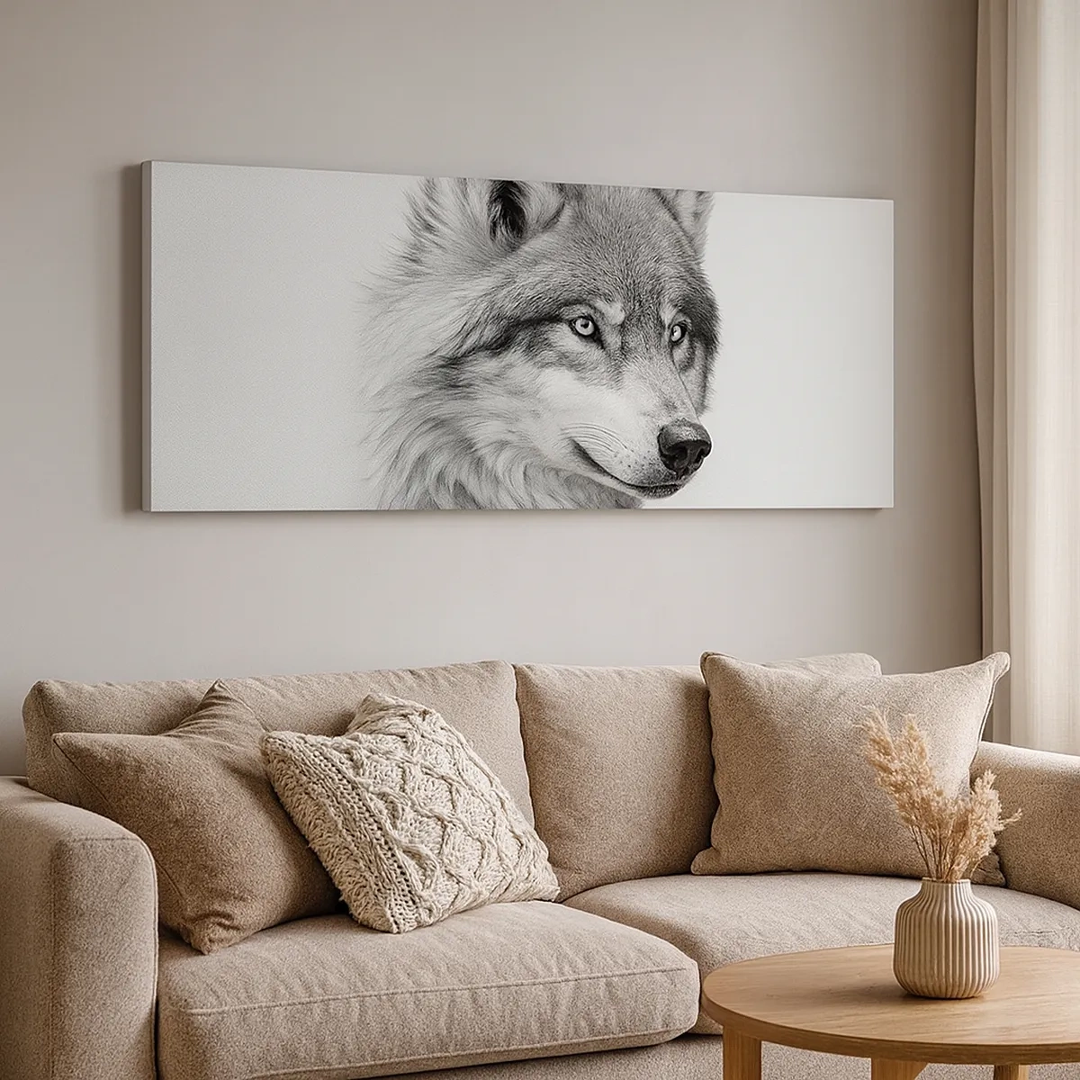 Impression sur toile - Image sur toile - Alpha – sans aucun doute - 30x30 cm