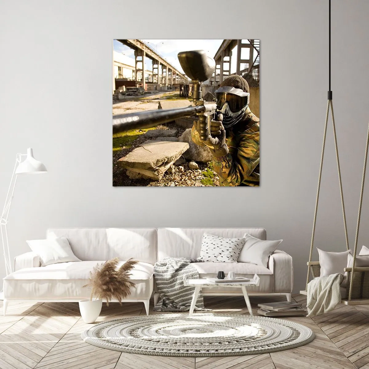 Impression sur toile - Image sur toile - Et vous pouvez devenir un héros - 60x60 cm