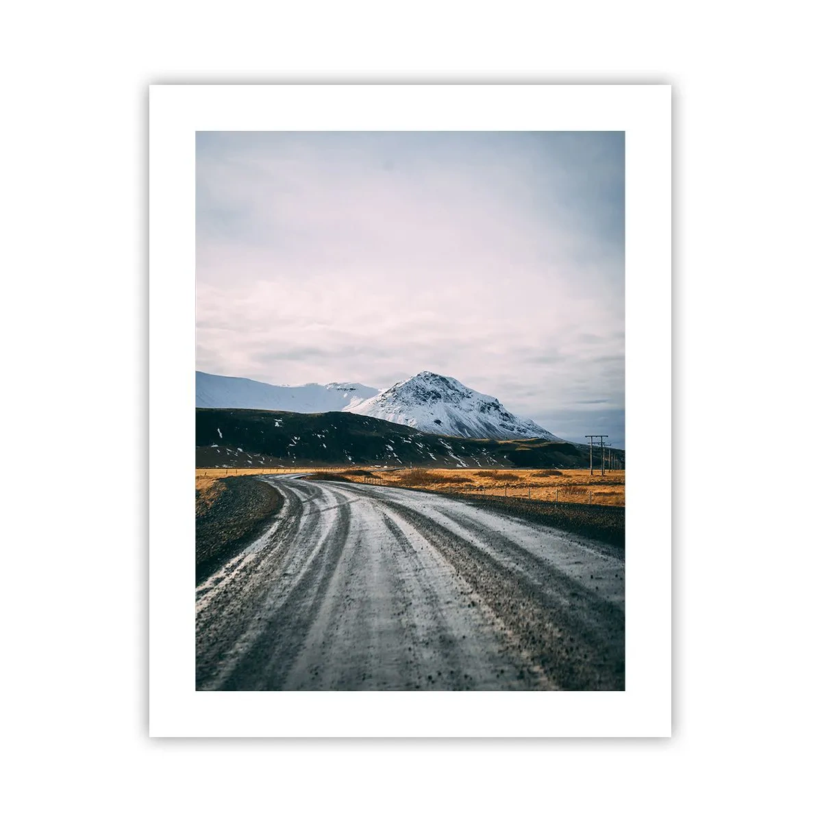 Affiche - Poster - Dans un climat islandais - 40x50 cm