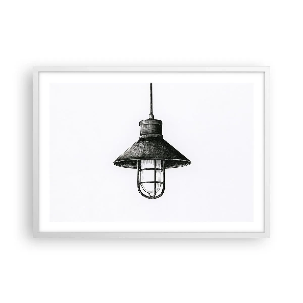 Affiche dans un cadre blanc - Poster - Comme il y a des années… - 70x50 cm