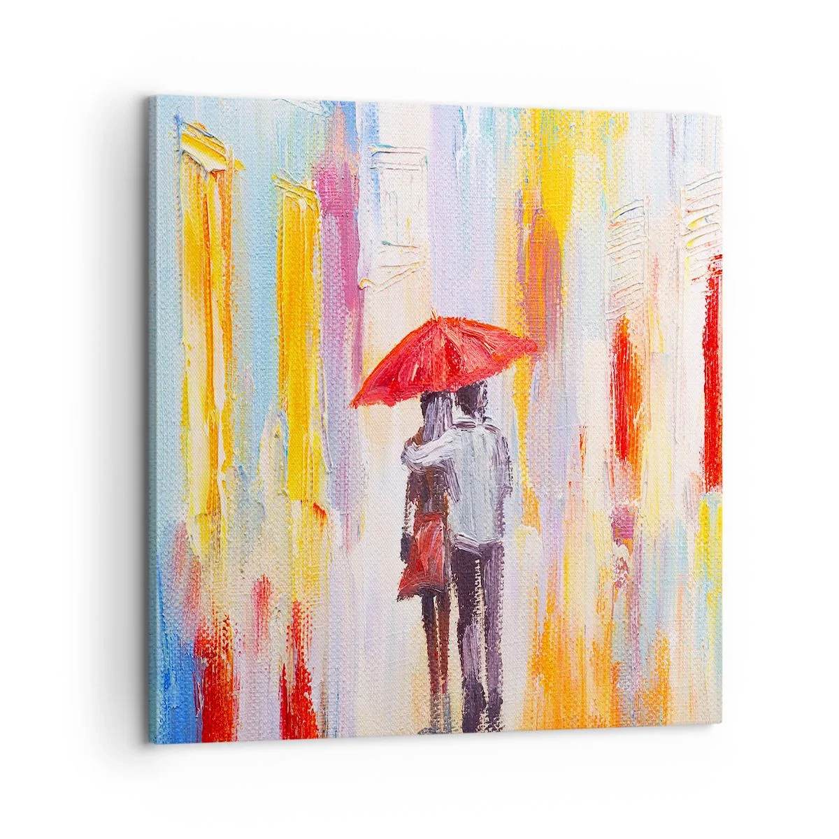 Impression sur toile - Image sur toile - Qu'il pleuve encore - 60x60 cm