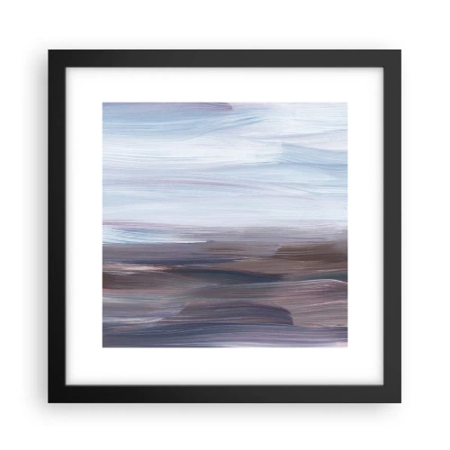 Affiche dans un cadre noir - Poster - Éléments : eau - 30x30 cm