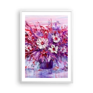 Affiche dans un cadre blanc - Poster - Innocence et passion - 50x70 cm