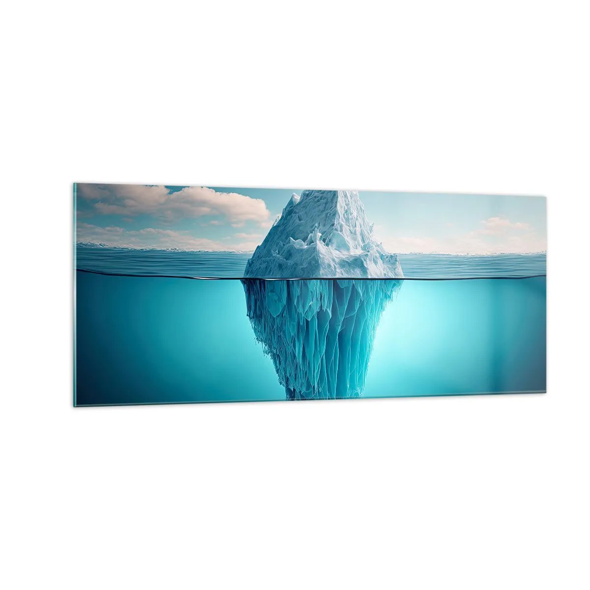 Impression sur verre - Image sur verre - Reine de Glace - 100x40 cm