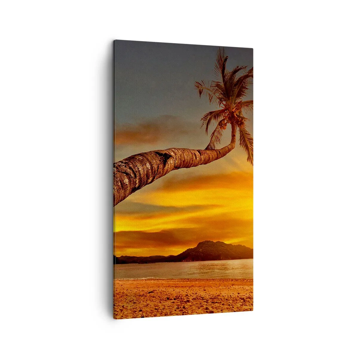 Impression sur toile - Image sur toile - Vacances exotiques, aventure caribéenne - 45x80 cm