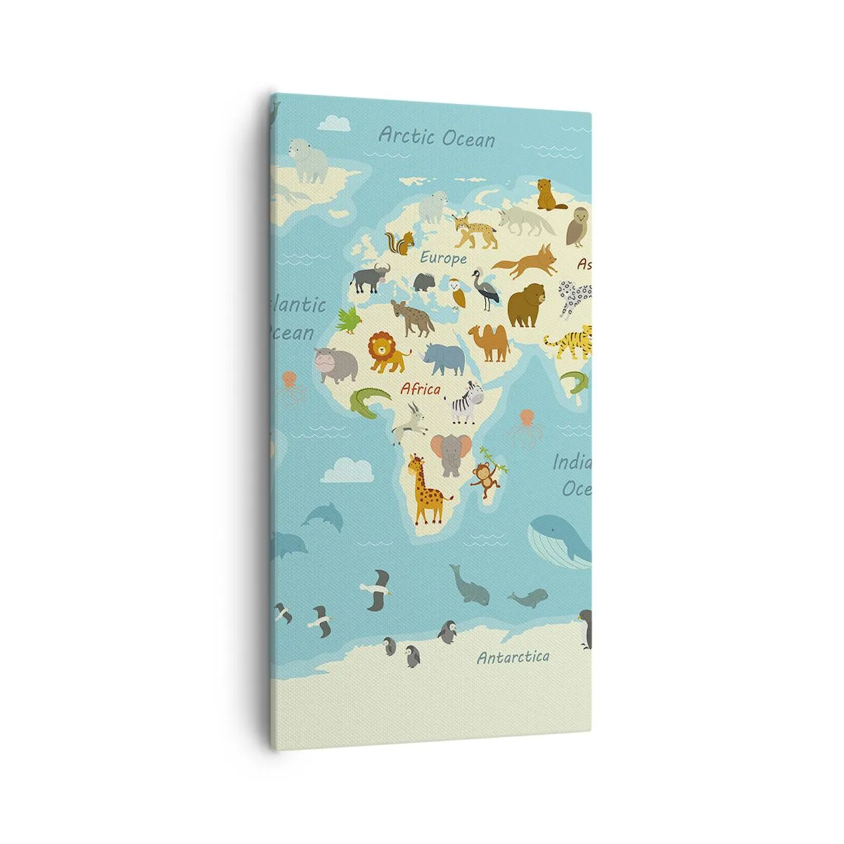 Impression sur toile - Image sur toile - De bons voisins - 55x100 cm