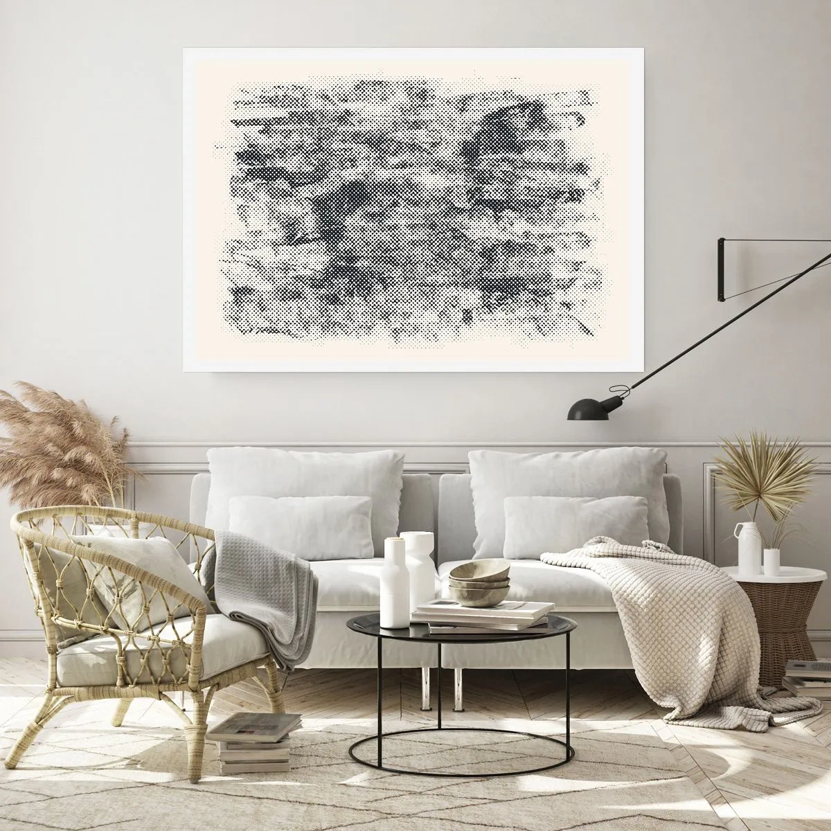 Affiche - Poster - Composition brumeuse - 50x40 cm