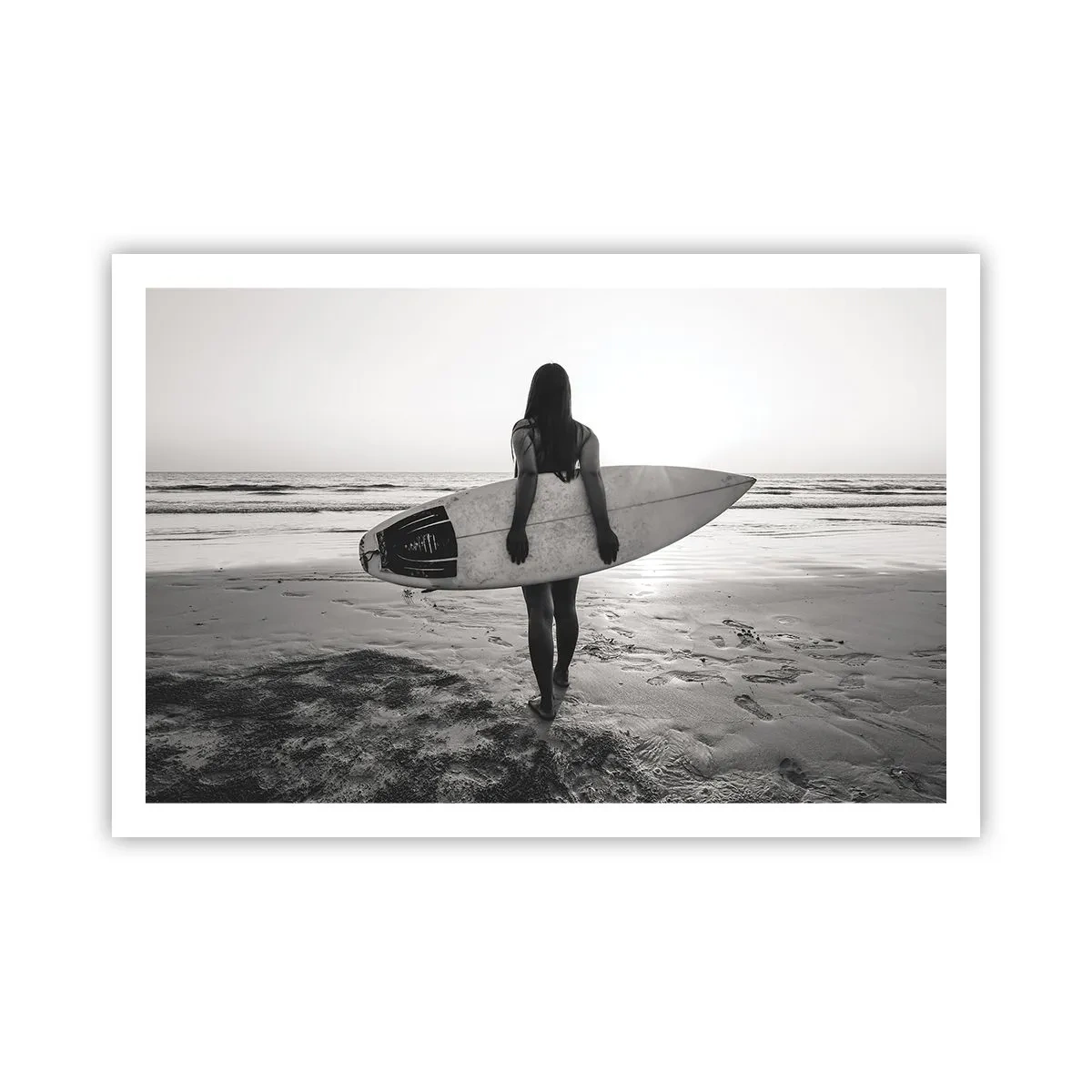 Affiche - Poster - Fille des vagues de la mer - 91x61 cm